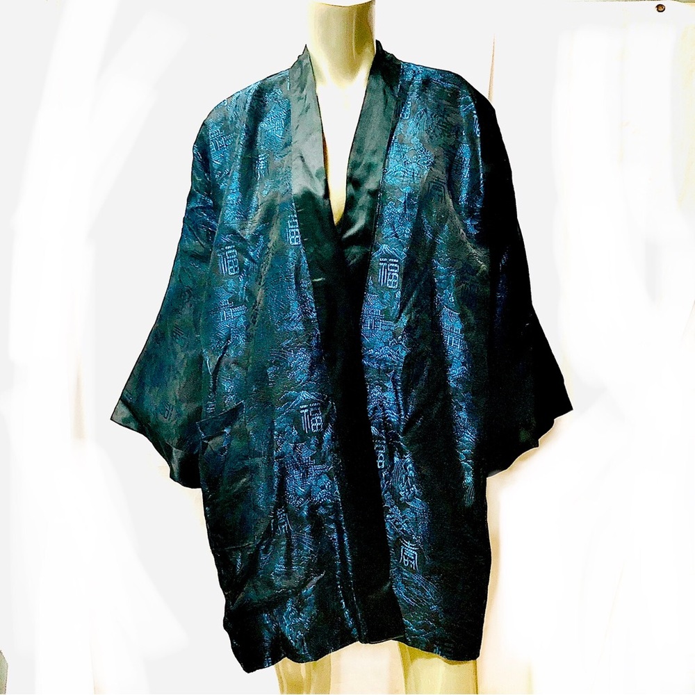 Vintage Jola Kimono Robe jacquard Japan